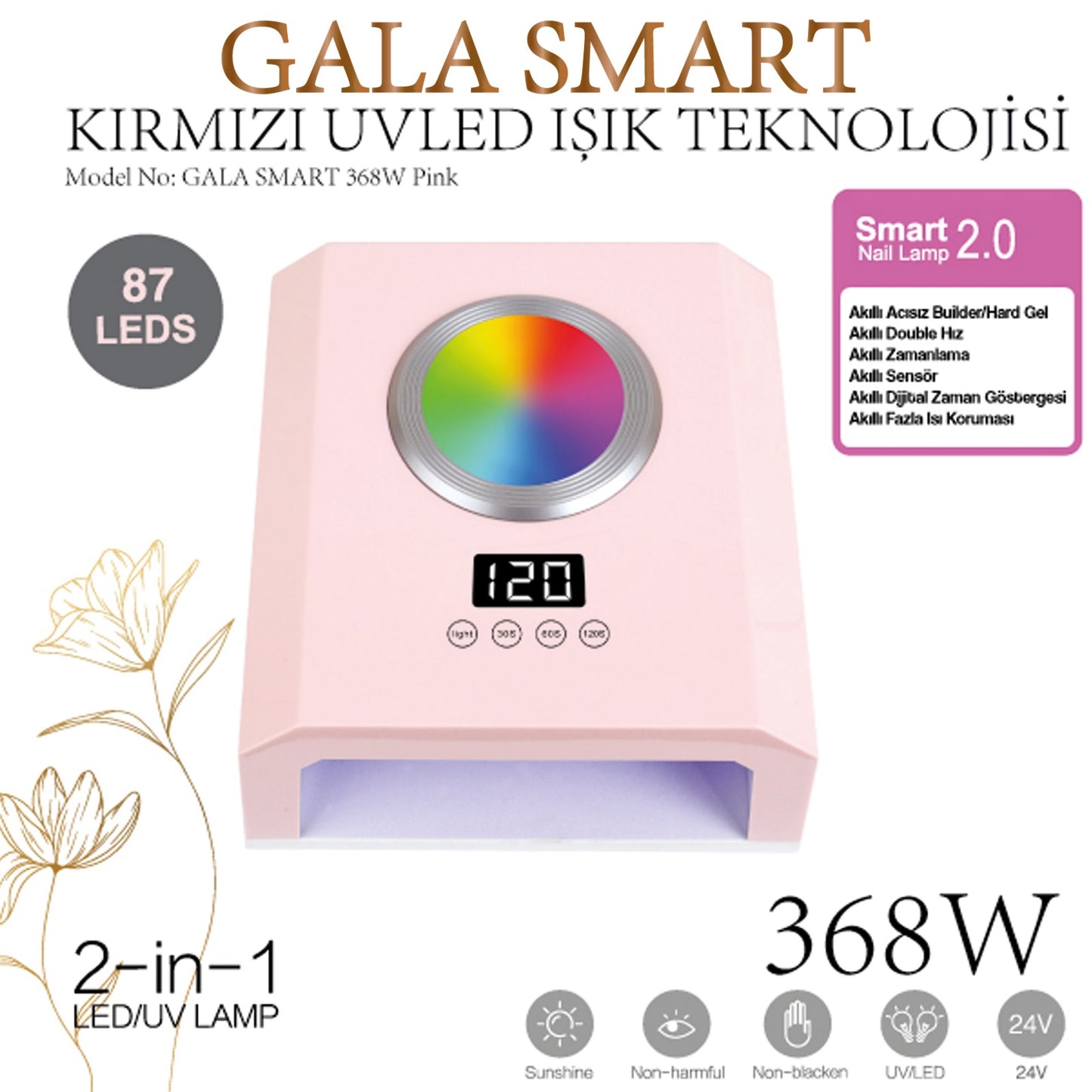 Uv Led Kalıcı Oje Kurutma Cihazı
