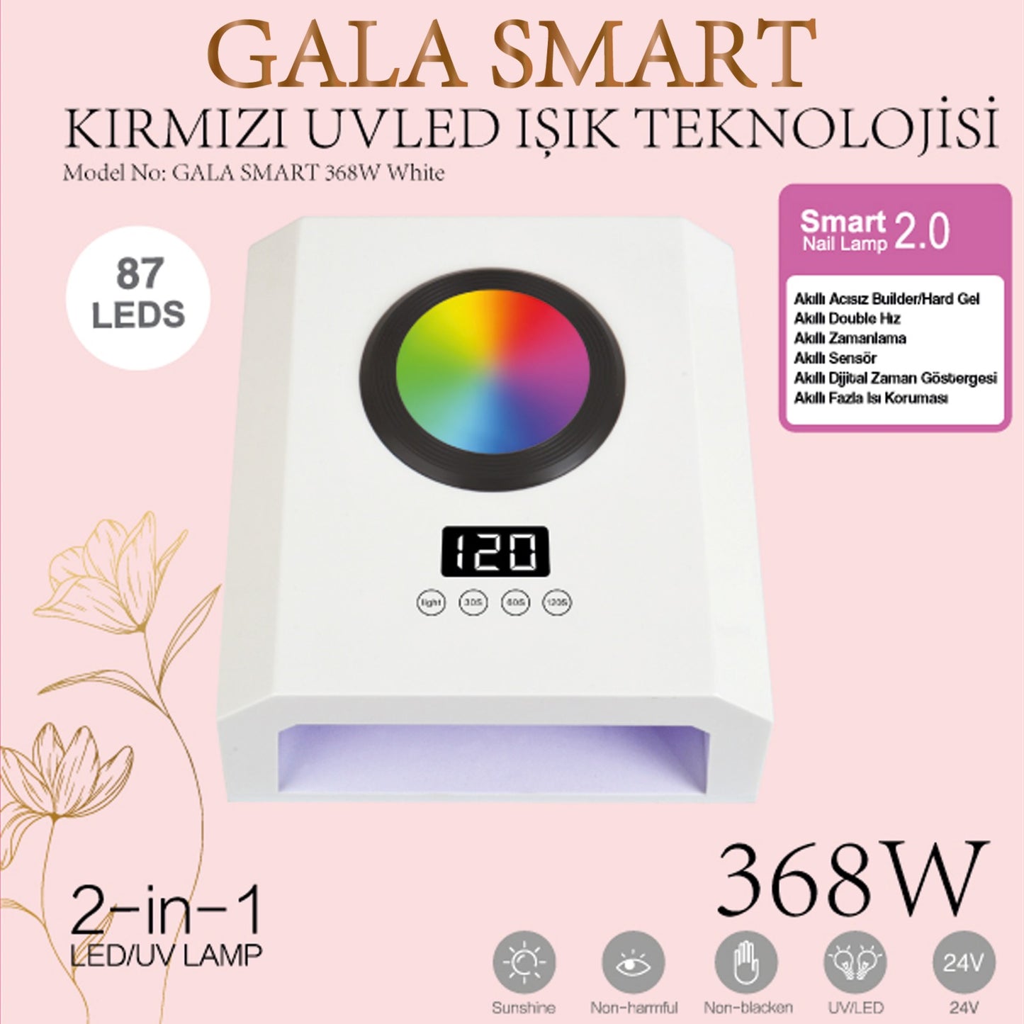 Uv Led Kalıcı Oje Kurutma Cihazı