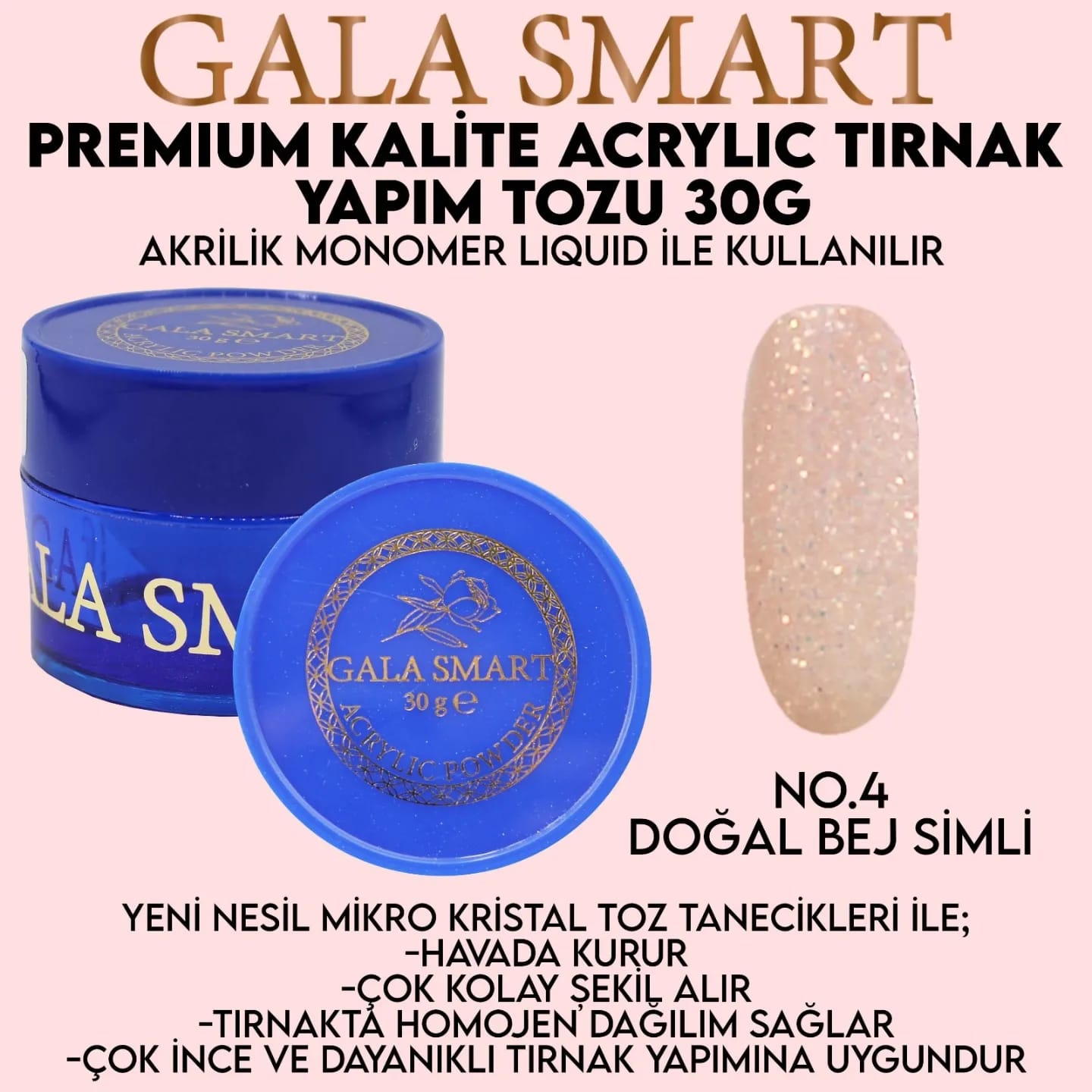 Protez Tırnak Akrilik Tozlar ve Sıvısı