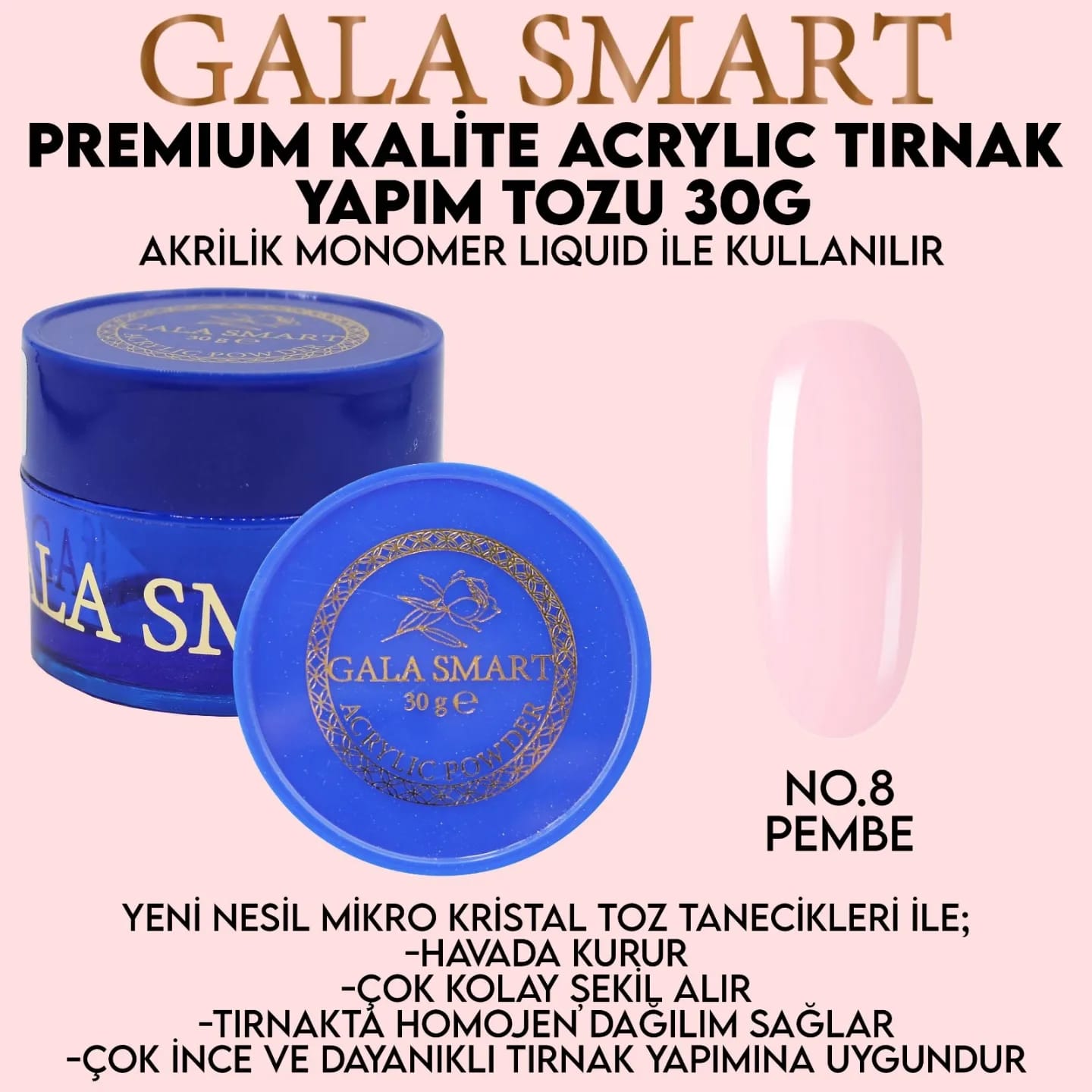 Protez Tırnak Akrilik Tozlar ve Sıvısı